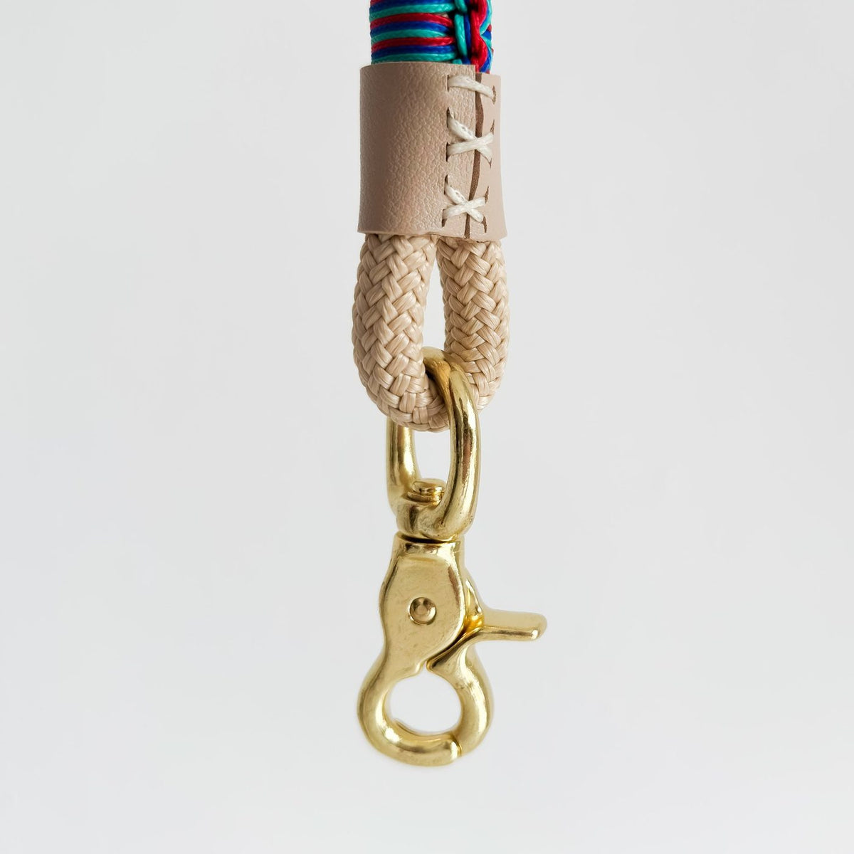 Ocean Club Lead stitched leather detail