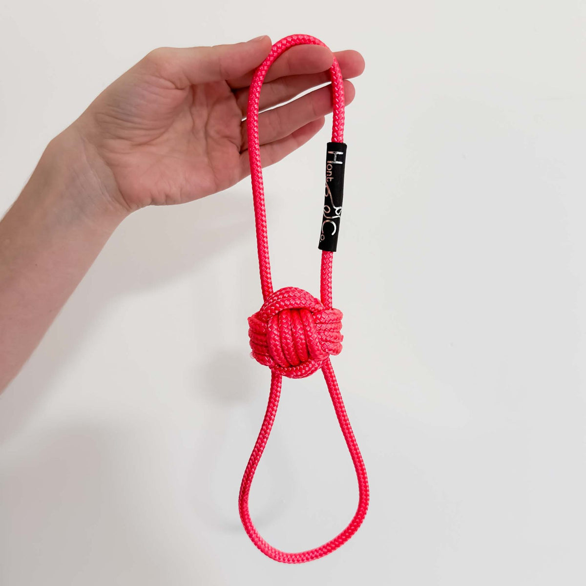 The Middleman Small - Pink rope tug toy